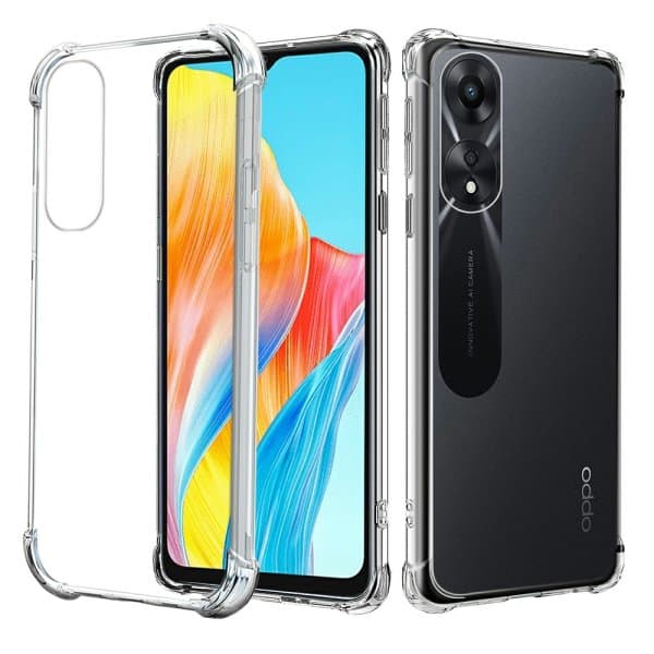 For Oppo A38 4G SupRShield Clear Case Shockproof Heavy Duty Gel Air Cushion Cover For Oppo A38 4G SupRShield Clear Case Shockproof Heavy Duty Gel Air Cushion Cover